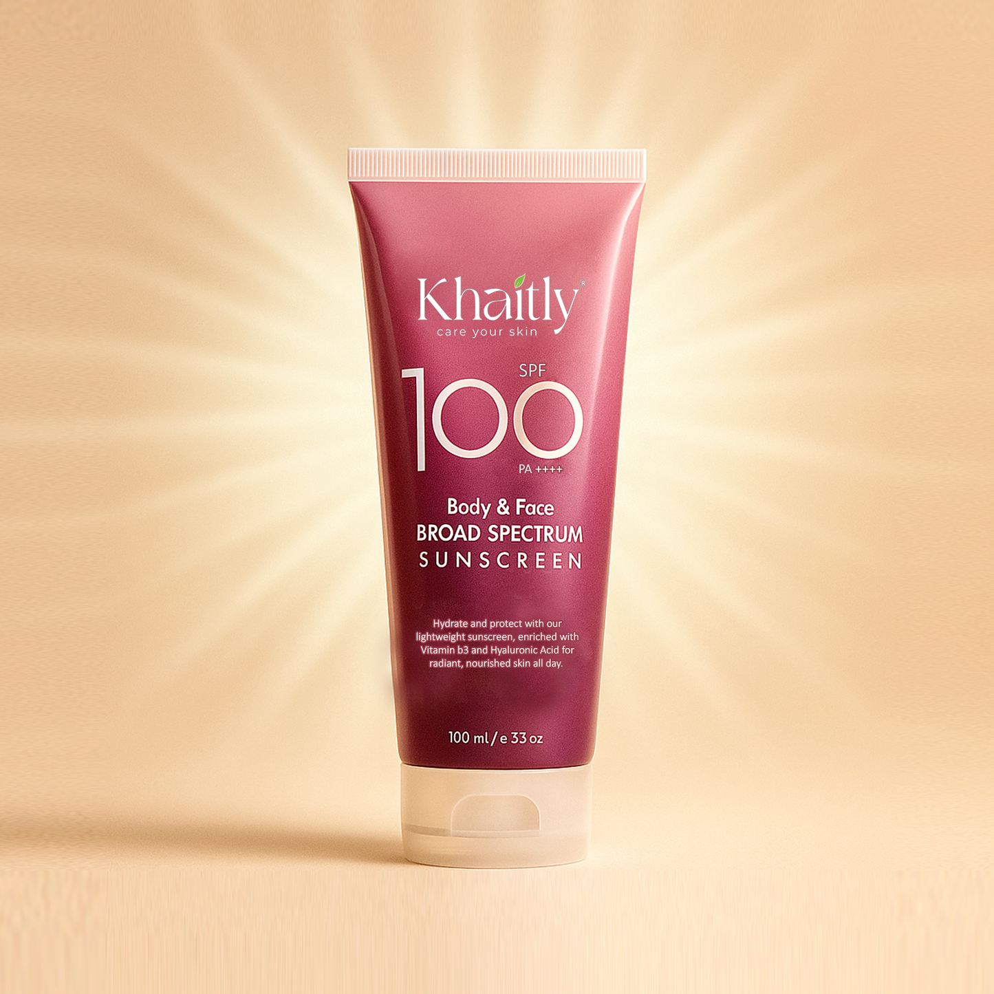 Broad Spectrum Sunscreen– For Body & Face