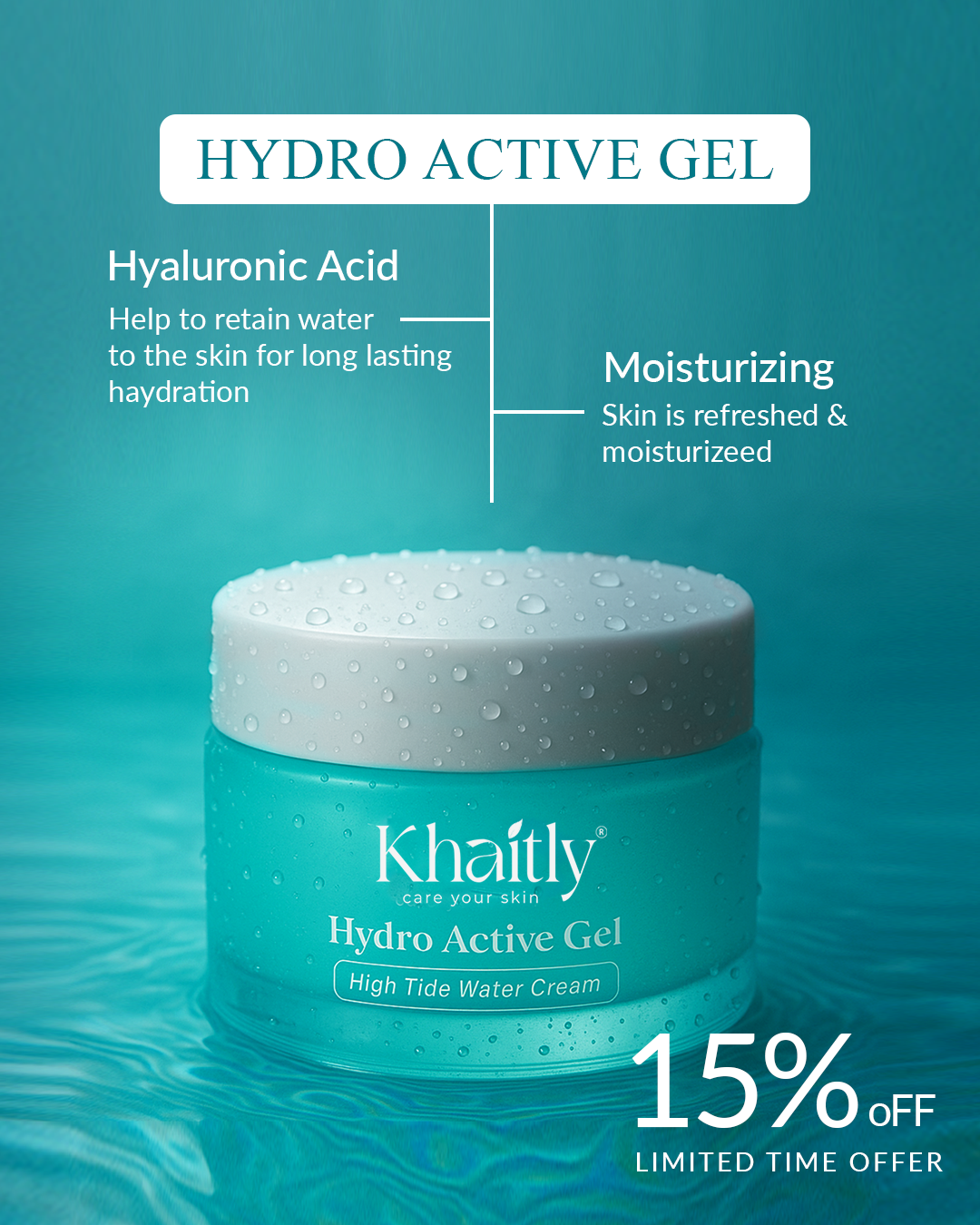 Hydra Active Gel - For Hydrated, Clear & Glowing Skin